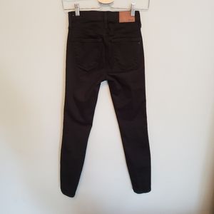 Madewell 9" High-Rise Skinny Black Jeans